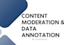 do content moderation, data labeling and annotation services